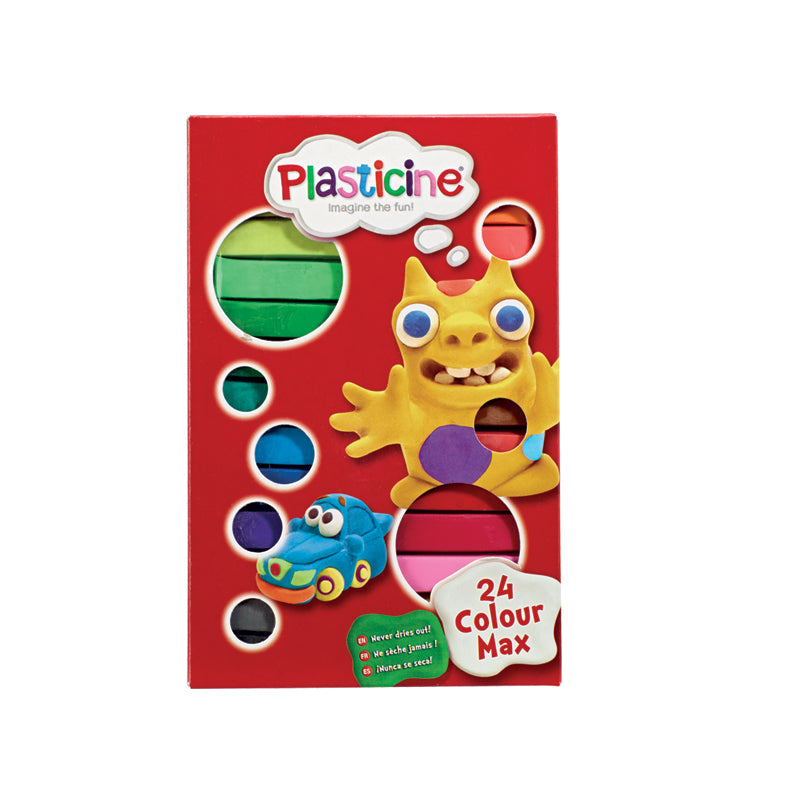 Plasticine 24 Colour Max l Baby City UK Stockist