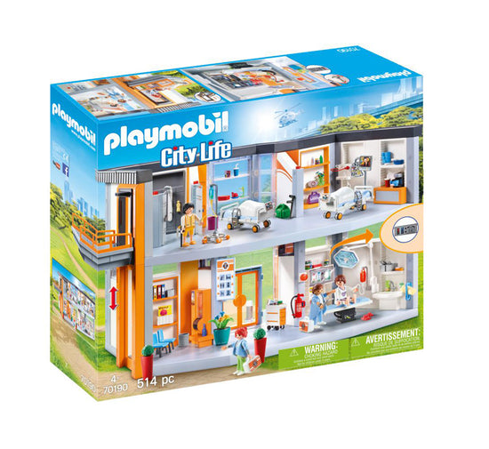 Playmobil City Life Large Hospital at Vendor Baby City