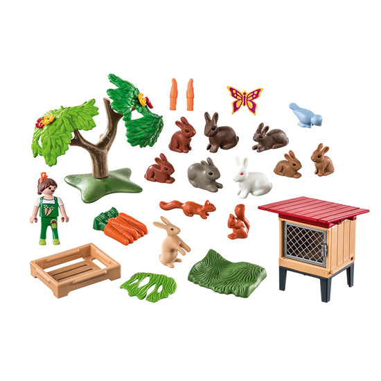 Load image into Gallery viewer, Playmobil Country Rabbit Hutch l Baby City UK Stockist
