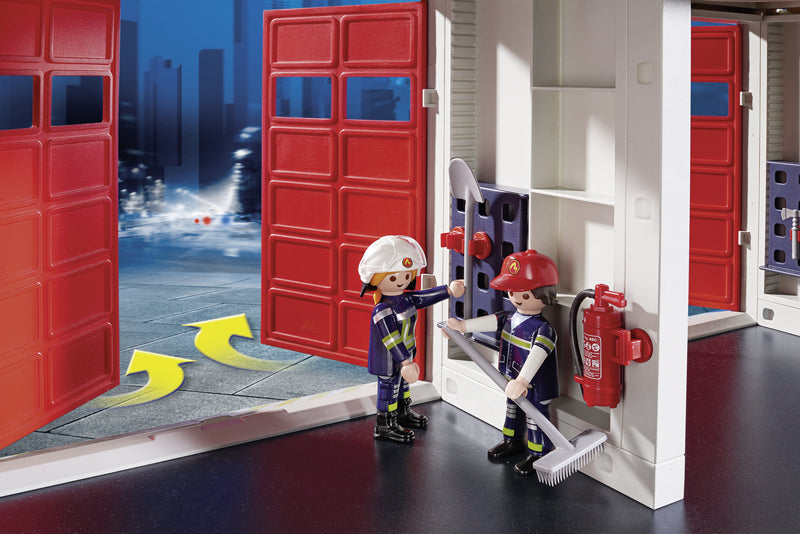 Load image into Gallery viewer, Playmobil Fire Station with Alarm l Baby City UK Stockist
