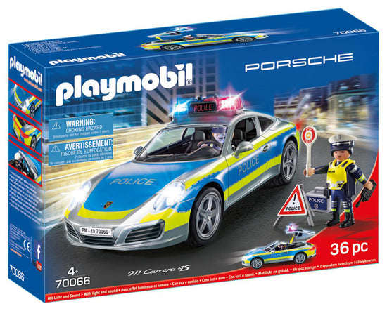 Load image into Gallery viewer, Baby City&amp;#39;s Playmobil Porsche 911 Carrera 4S Police
