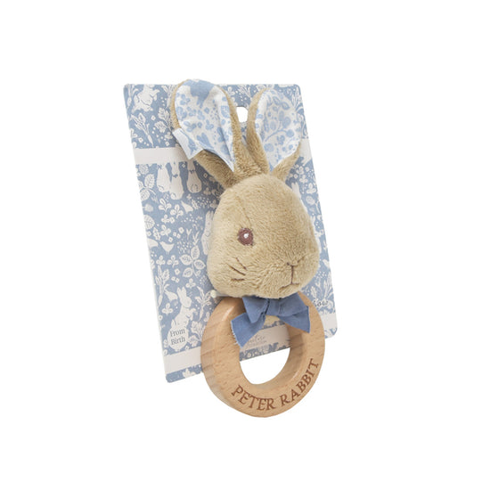 Signature Peter Rabbit Plush Ring Rattle l Baby City UK Retailer