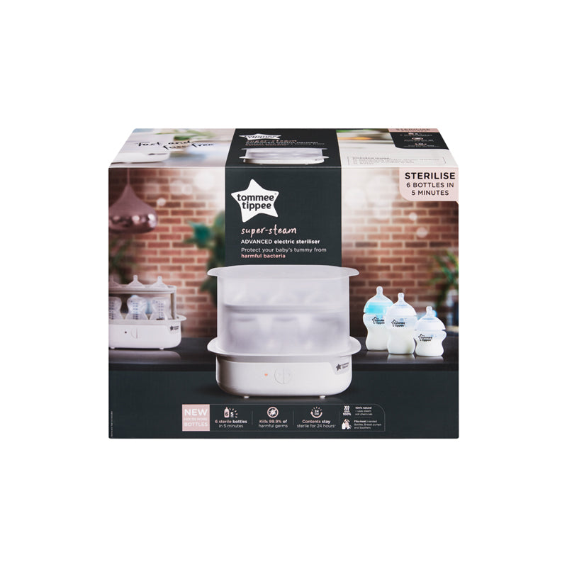 Load image into Gallery viewer, Tommee Tippee Super Steam Steriliser White l Baby City UK Stockist
