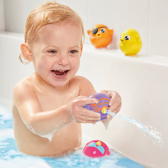 Toomies Hide & Squeak Bath Squirters l Baby City UK Stockist