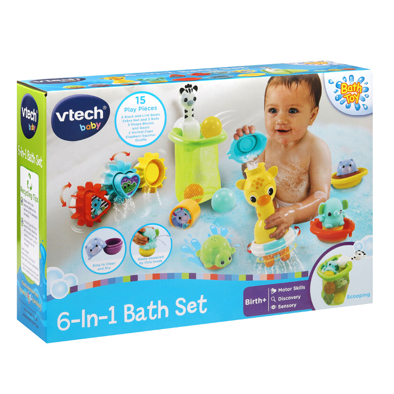 VTech 6-in-1 Bath Set at Baby City Online