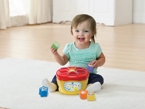 VTech Sort & Discover Drum l Baby City UK Stockist