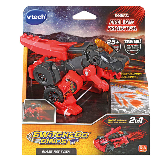 Load image into Gallery viewer, VTech Switch &amp;amp; Go Dinos® Blaze the T-Rex l Baby City UK Stockist
