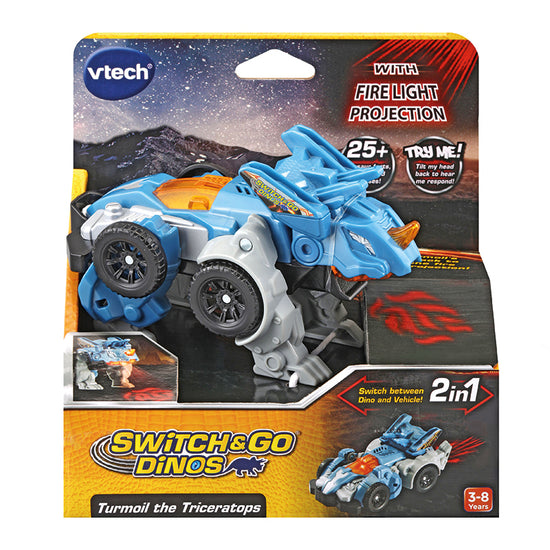 VTech Switch & Go Dinos® Turmoil the Triceratops l Baby City UK Stockist