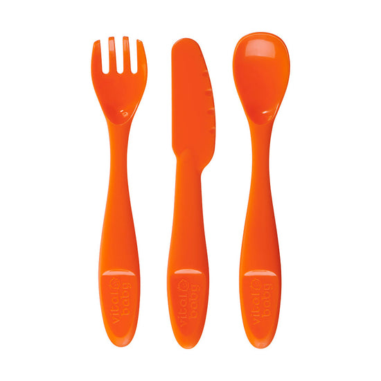 Load image into Gallery viewer, Vital Baby NOURISH Perfectly Simple Cutlery 15Pk l Baby City UK Stockist
